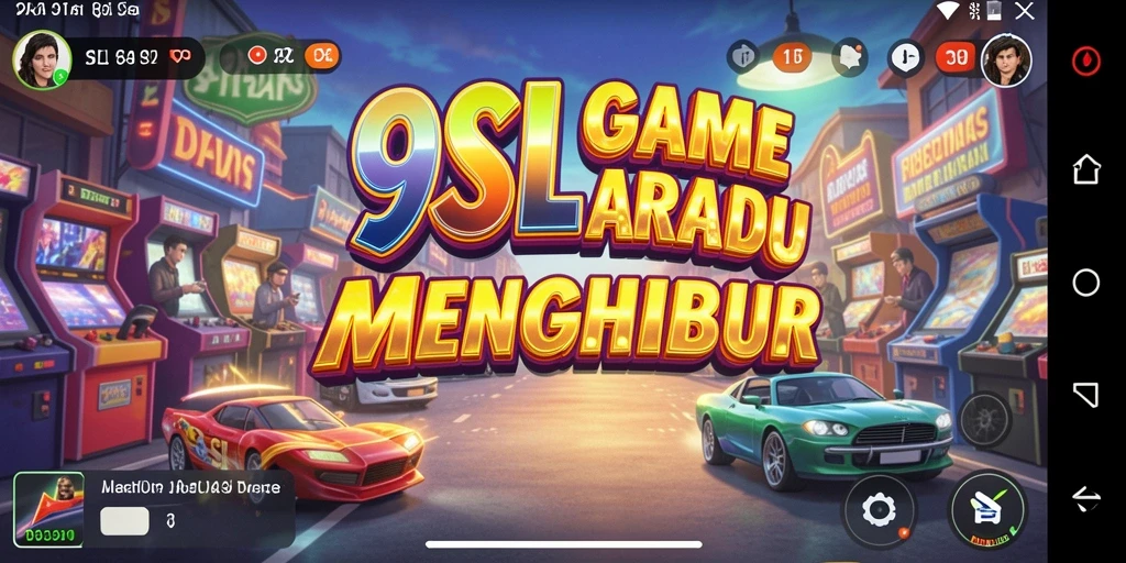 Tangkapan layar 9SL menampilkan aksi seru dalam gameplay Arcade.