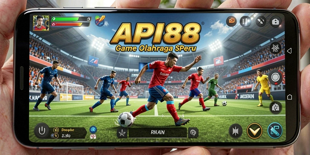 Screenshot utama API88 menunjukkan gameplay seru olahraga.