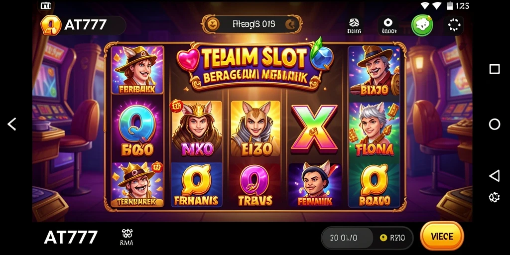 Tangkapan layar gameplay AT777 yang menarik dan penuh warna.