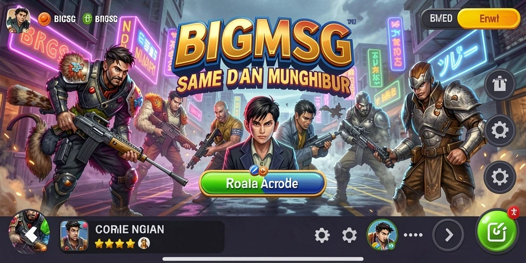 Gameplay seru dengan tantangan yang mengasyikkan di BIGMSG.
