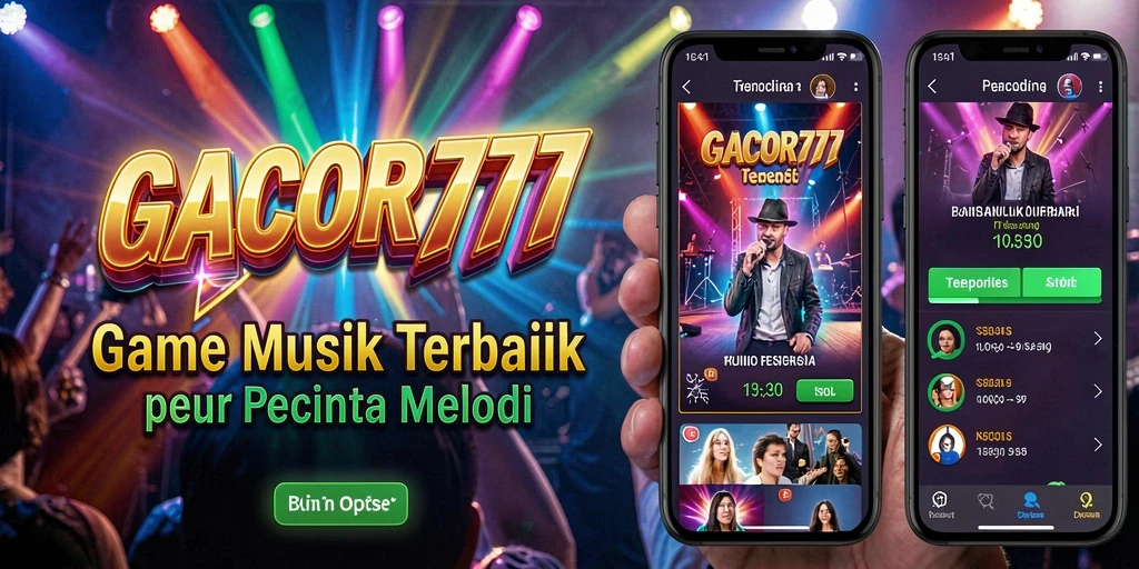 Gameplay GACOR777 dengan berbagai lagu dan tantangan musik.