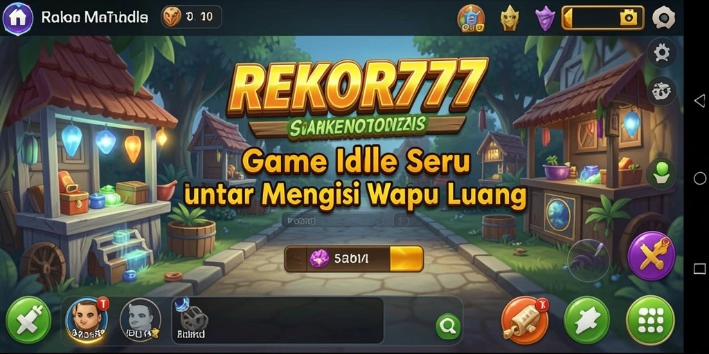 Tampilan gameplay menarik dari REKOR777 yang penuh tantangan Idle.